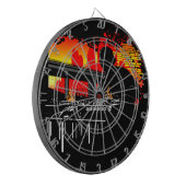 Scratchingsuitrustingen Dartbord (Voorkant Links)