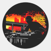 Scratchingsuitrustingen Ronde Sticker (Voorkant)