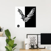 Scratchy Bat Poster/Print 1 Poster (Thuiskantoor)
