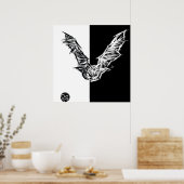 Scratchy Bat Poster/Print 1 Poster (Keuken)