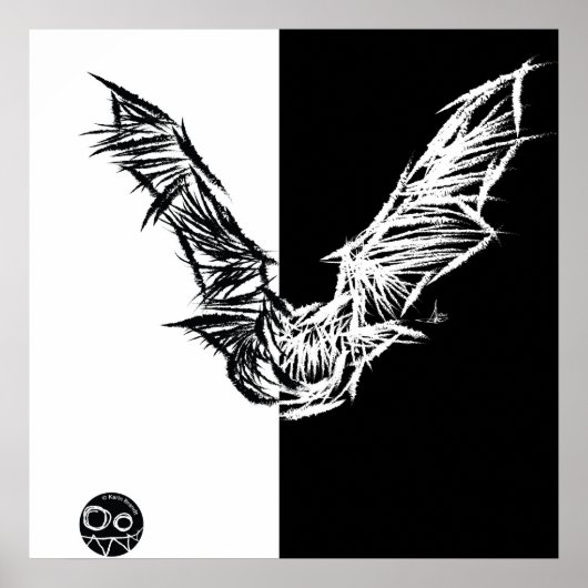 Scratchy Bat Poster/Print 1 Poster (Voorkant)