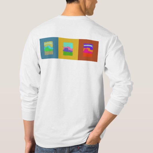 Scratchy Buttes Triptych T-Shirt (Achterkant)