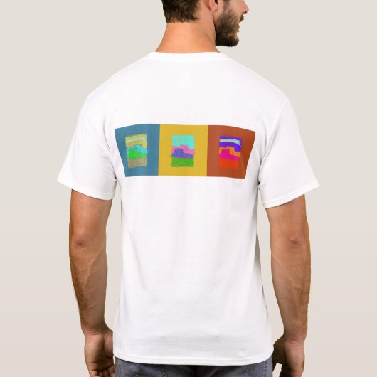 Scratchy Buttes Triptych T-Shirt (Achterkant)