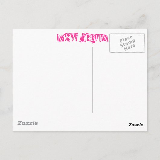 Scrawl Dragon Briefkaart (Achterkant)