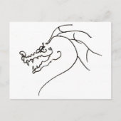 Scrawl Dragon Briefkaart (Voorkant)