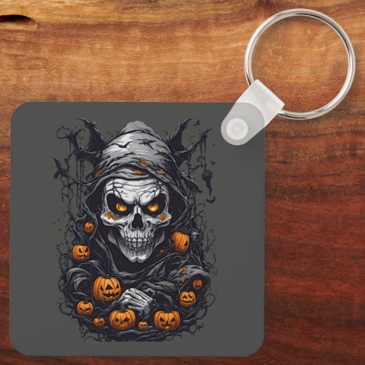 Scray Halloween Sleutelhanger (Achterkant)