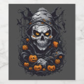 Scray Halloween Wijn Etiket (Enkel label)