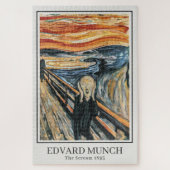 Scream (1893) van Edvard Munch Legpuzzel (Verticaal)