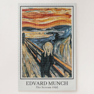 Scream (1893) van Edvard Munch Legpuzzel