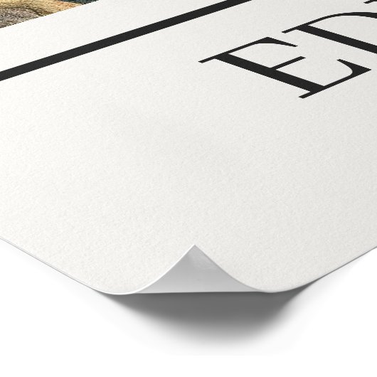 Scream (1893) van Edvard Munch Poster (Hoek)