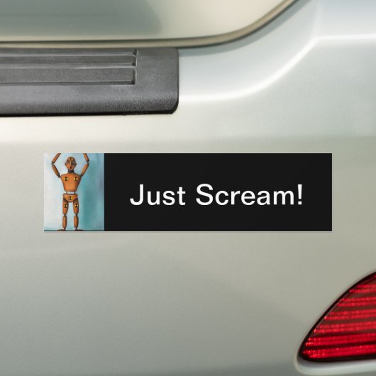 Scream 2 bumpersticker (Op auto)