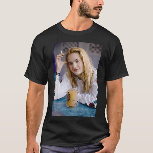Scream-actrice Drew Barrymore ET door Michael T-shirt (Voorkant)