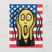 Scream American Briefkaart (Voorkant)