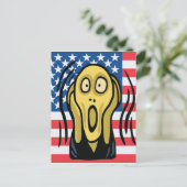 Scream American Briefkaart (Staand voorkant)