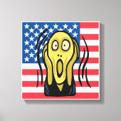Scream American Canvas Afdruk (Voorkant)