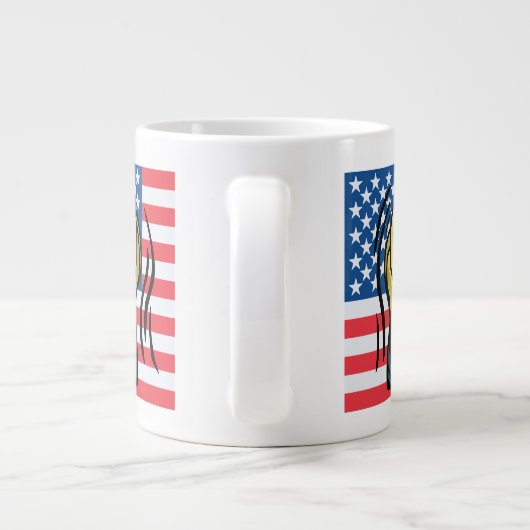 Scream American Grote Koffiekop (Achterkant)