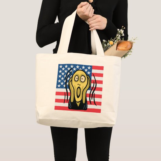 Scream American Grote Tote Bag (Voorkant (product))