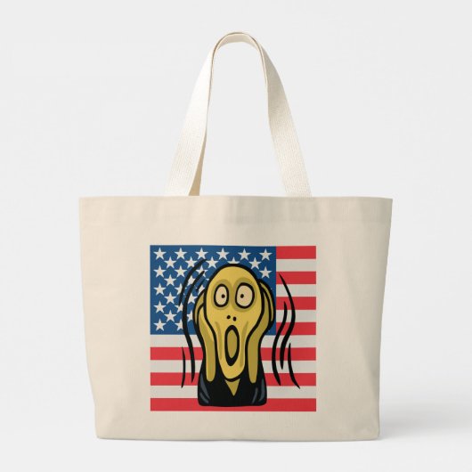 Scream American Grote Tote Bag (Achterkant)