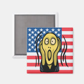 Scream American Magneet (Voorkant / Achterkant)
