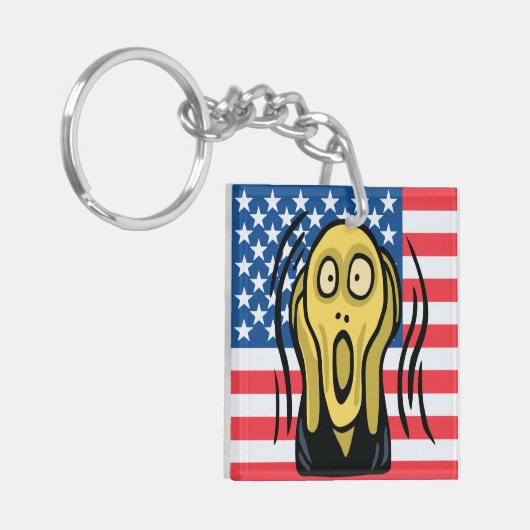 Scream American Sleutelhanger (Voorkant Links)
