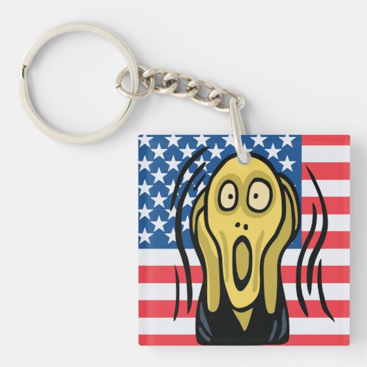 Scream American Sleutelhanger (Voorkant)