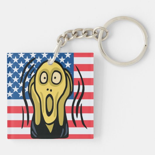 Scream American Sleutelhanger (Achterkant)
