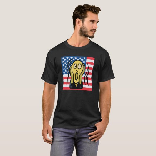 Scream American T-shirt (Voorkant volledig)