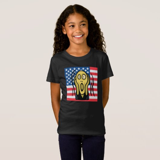 Scream American T-shirt (Voorkant volledig)