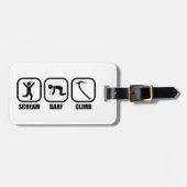 Scream Barf Bagagelabel (Voorkant horizontaal)