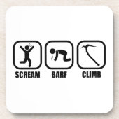 Scream Barf Bier Onderzetter (Voorkant)