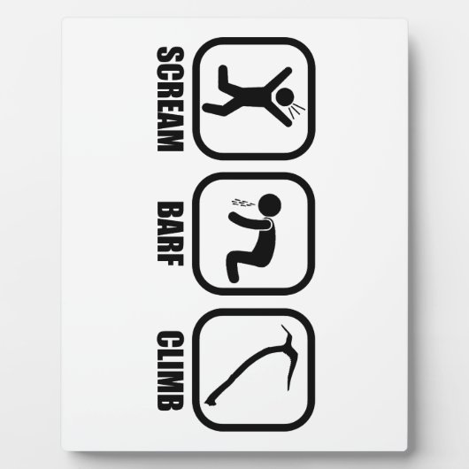 Scream Barf Fotoplaat (Voorkant)