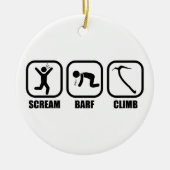 Scream Barf Keramisch Ornament (Voorkant)