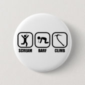 Scream Barf Ronde Button 5,7 Cm (Voorkant)