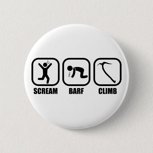 Scream Barf Ronde Button 5,7 Cm (Voorkant)