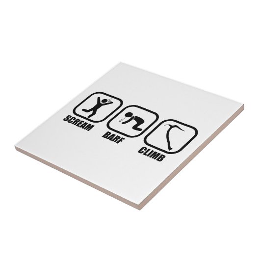 Scream Barf Tegeltje (Zijkant)