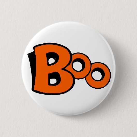 Scream Boo Ronde Button 5,7 Cm (Voorkant)