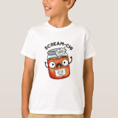 Scream-chi Grappige Kimchi Puns T-shirt (Voorkant)