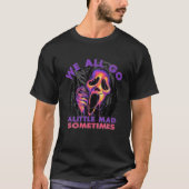 Scream Ghost Alitter Mad Somethigs Horror T-shirt  (Voorkant)