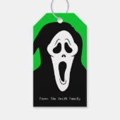 Scream Ghost Face Halloween Gift Labels Cadeaulabel (Voorkant)