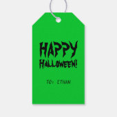 Scream Ghost Face Halloween Gift Labels Cadeaulabel (Achterkant)