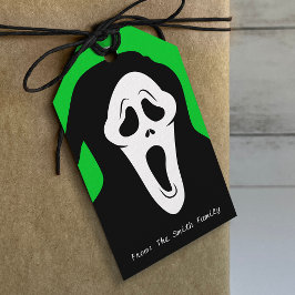 Scream Ghost Face Halloween Gift Labels Cadeaulabel