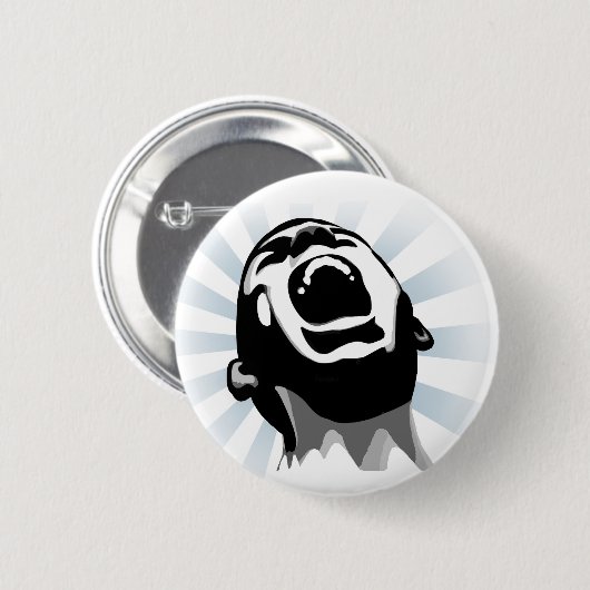 Scream halo ronde button 5,7 cm (Voorkant /achterkant)