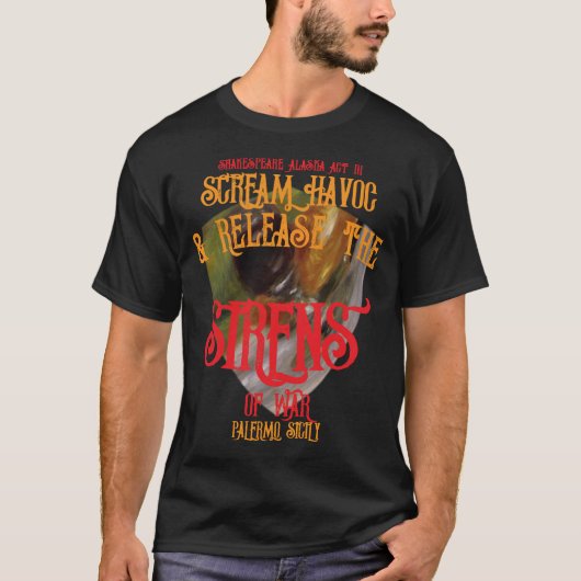 Scream Havoc Turnagain Arm Sirens War Alaska T-shirt (Voorkant)