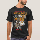 Scream Havoc Turnagain Arm Sirens War Alaska T-shirt (Voorkant)