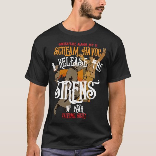 Scream Havoc Turnagain Arm Sirens War Alaska T-shirt (Voorkant)