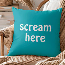 Scream Here Funny Quote Humor
