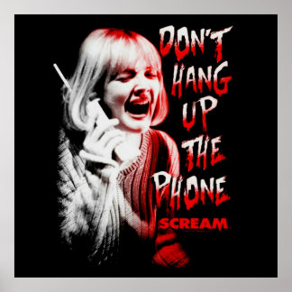 Scream horror casey becker niet ophangen poster