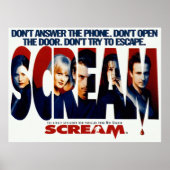 Scream Horror Movie Original Poster (Voorkant)