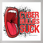 Scream it Cyber Bullies Suck Poster (Voorkant)