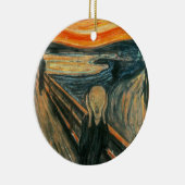 Scream Munch Modern Art Abstract Keramisch Ornament (Rechts)